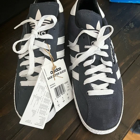 Adidas Navy/white OG Samba sneakers 7.5 - Picture 7 of 7